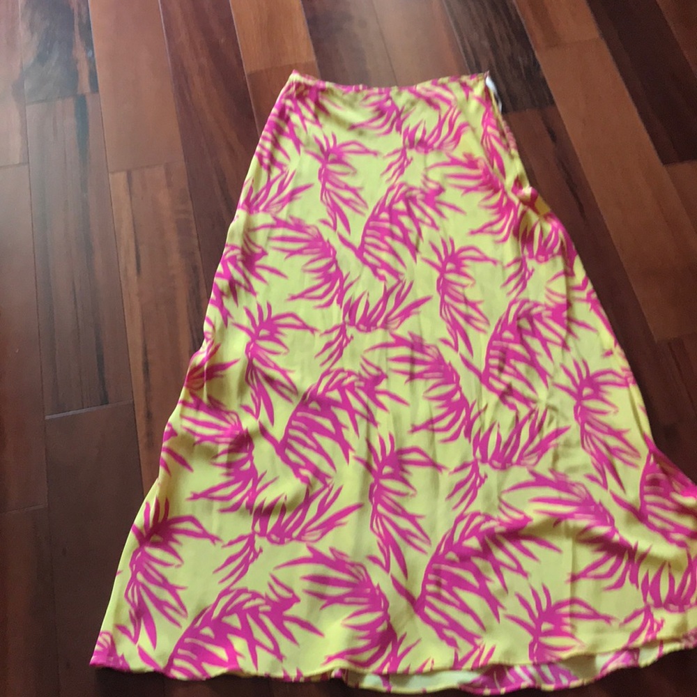 Vintage Lilly Pulitzer silk long skirt